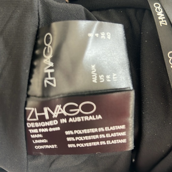 Zhivago The Fan V-Neck Minidress Size. 4 NWT - Picture 7 of 7
